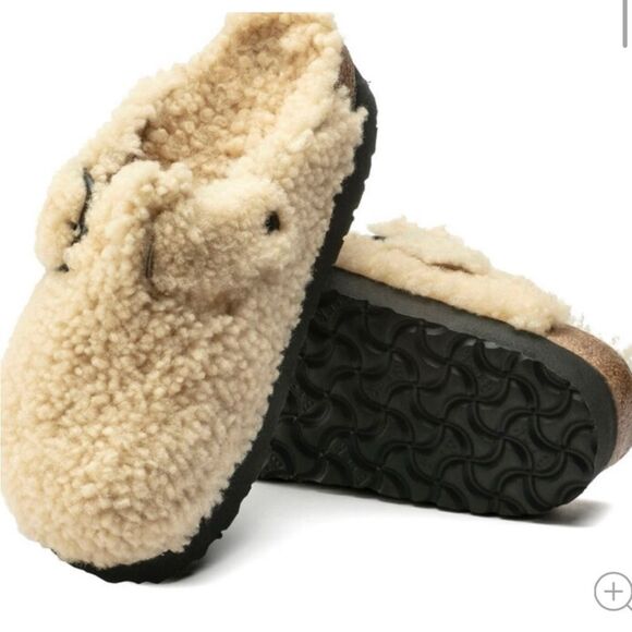 Birkenstock Papillo Boston Big Buckle Flex Platform
Shearling Teddy Eggshell 41 - Picture 2 of 12